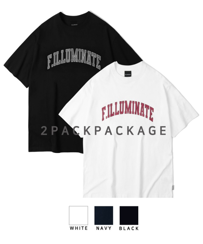 [패키지]어센틱 로고 티셔츠-FILLUMINATE
