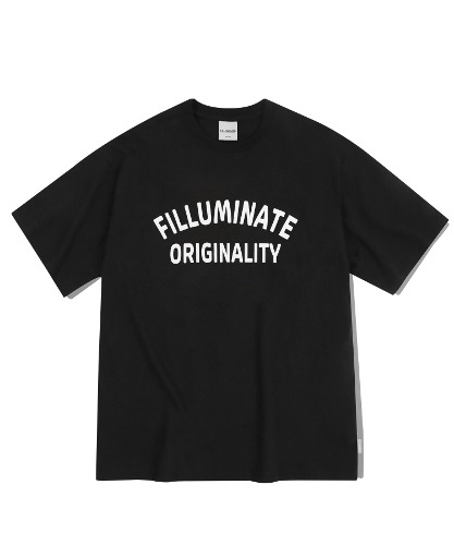 오버핏 오리지널리티 티셔츠-블랙-FILLUMINATE